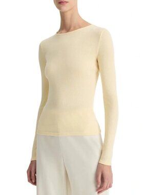 Vince Rib Crew - soft yellow S/P